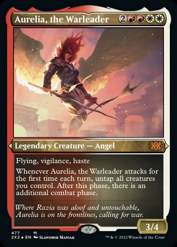 Aurelia, the Warleader (ETCHED FOIL-ONLY)