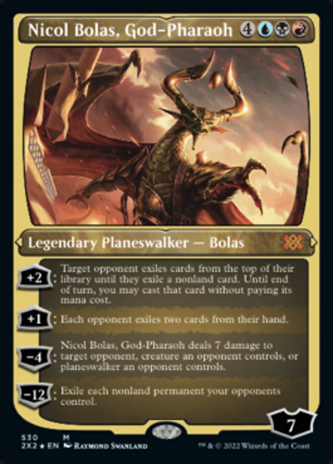 Nicol Bolas, God-Pharaoh (ETCHED FOIL-ONLY)
