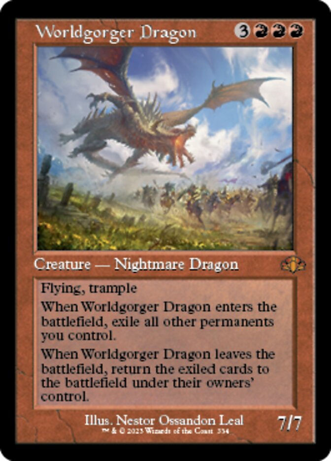 Worldgorger Dragon (OLD-FRAME BONUS SHEET)