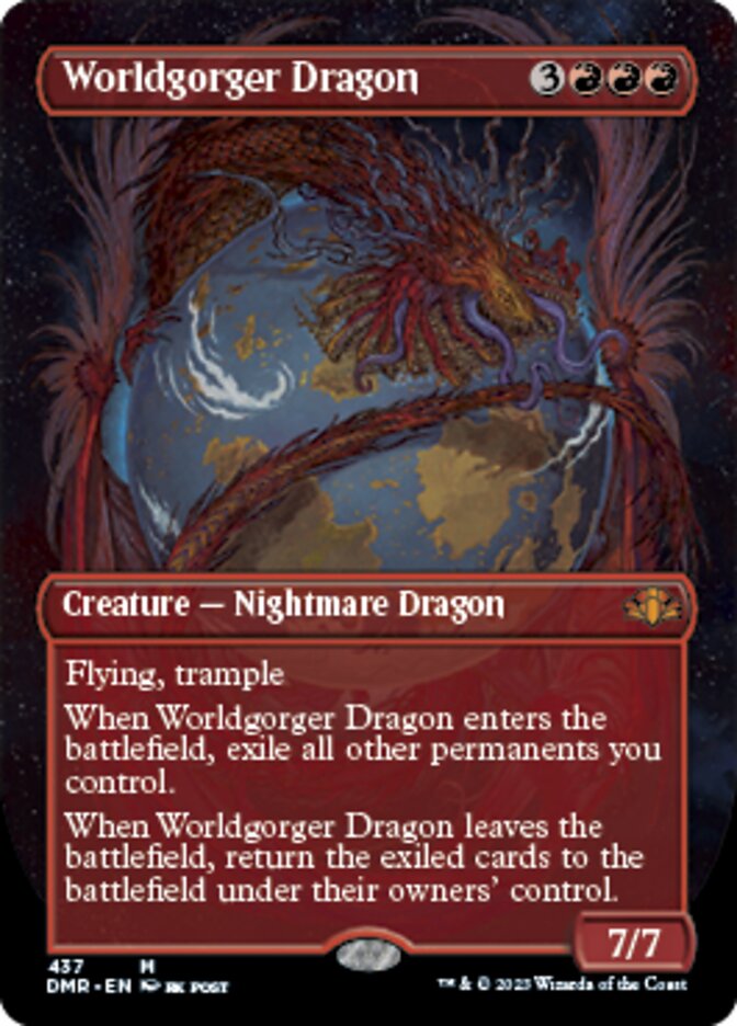 Worldgorger Dragon (ALTERNATE-ART BORDERLESS)