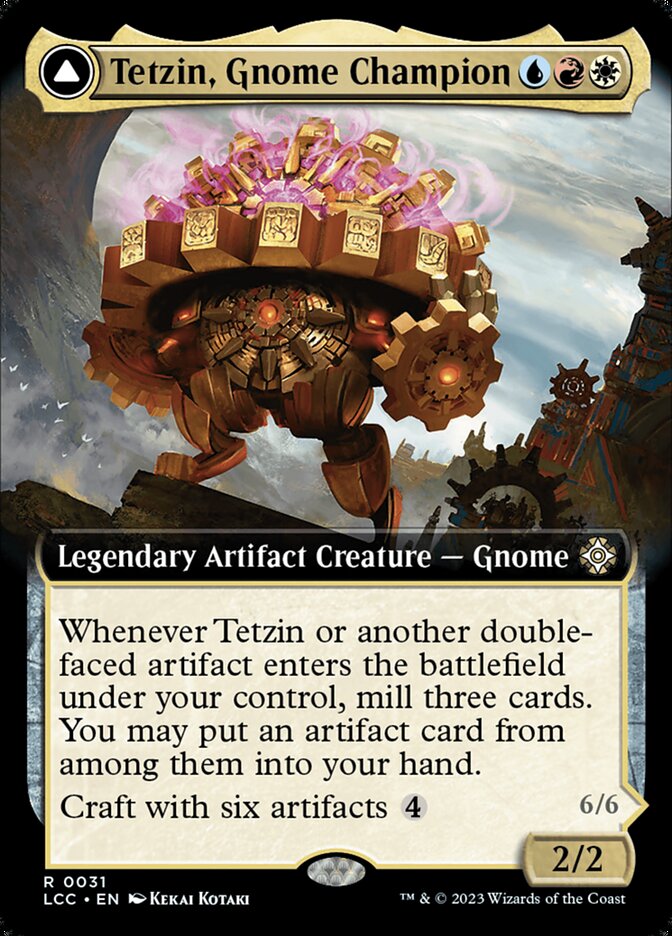 Tetzin, Gnome Champion #31 (EXTENDED ART)