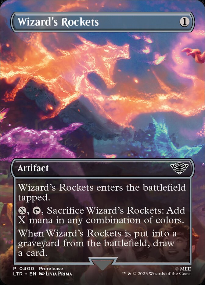 Wizard's Rockets (SCENE CARD)