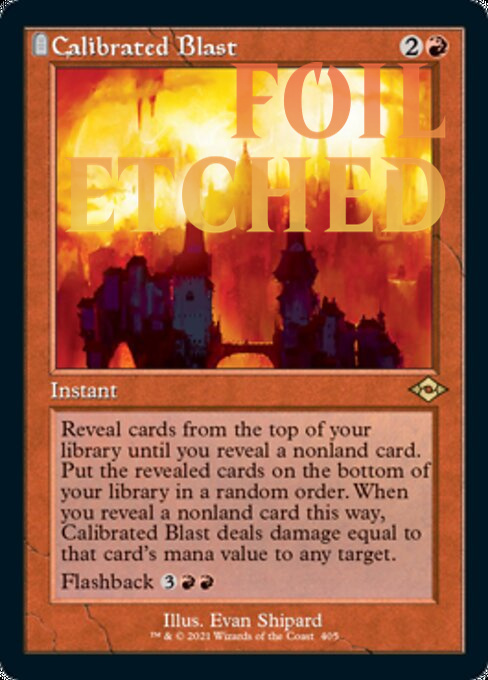 Calibrated Blast (ETCHED FOIL)
