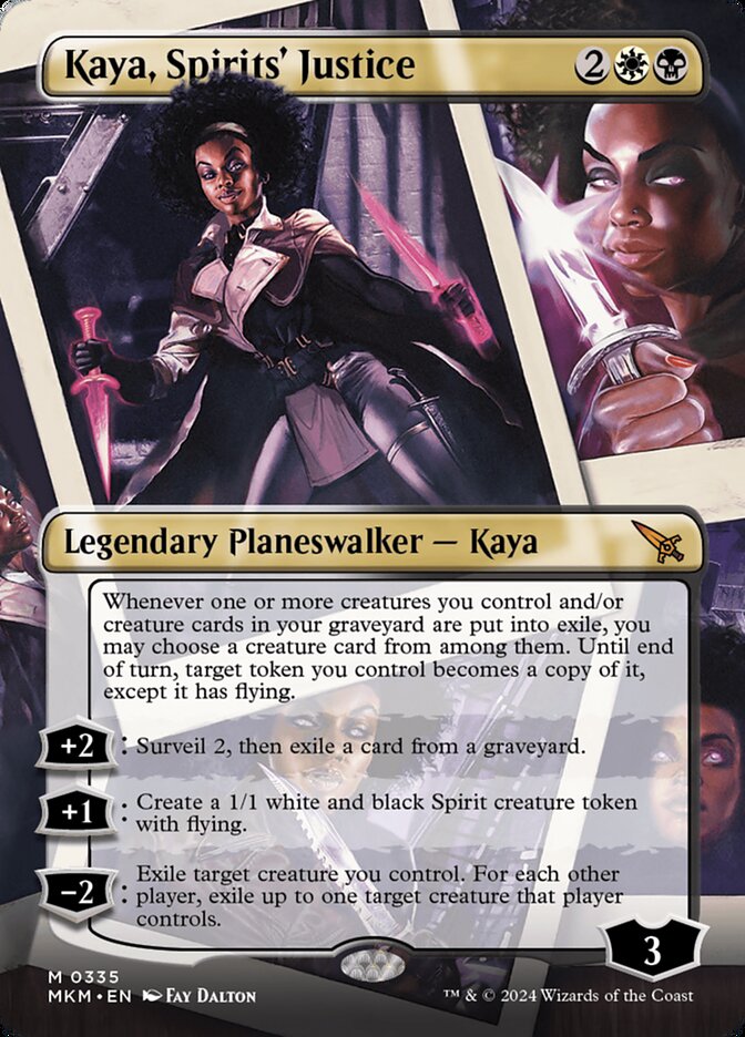 Kaya, Spirits' Justice #335 (BORDERLESS)