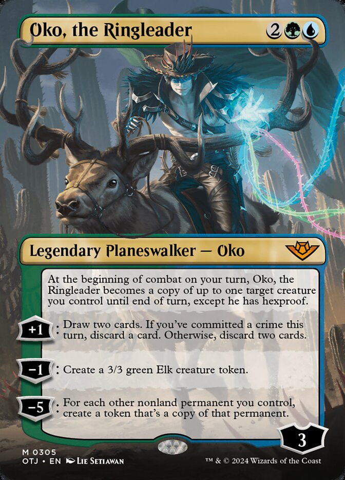 Oko, the Ringleader #305 (BORDERLESS)