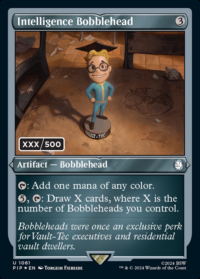 Intelligence Bobblehead #1061 (SERIALIZED BOBBLEHEAD)