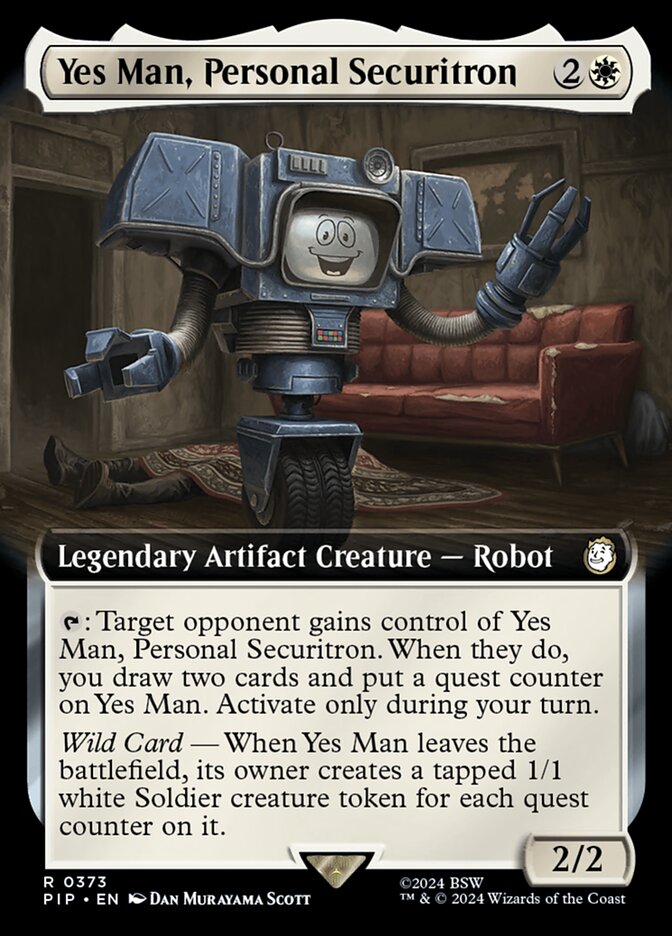 Yes Man, Personal Securitron #373 (EXTENDED ART)