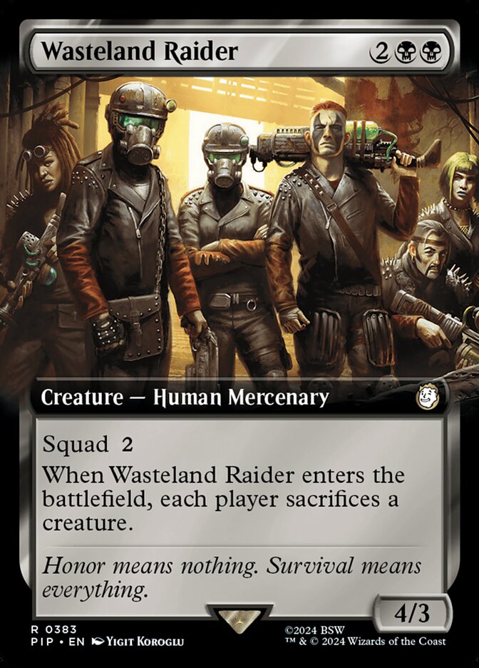 Wasteland Raider #383 (EXTENDED ART)