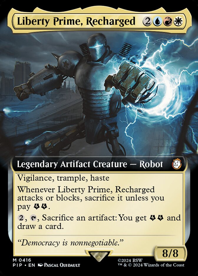 Liberty Prime, Recharged #416 (EXTENDED ART)