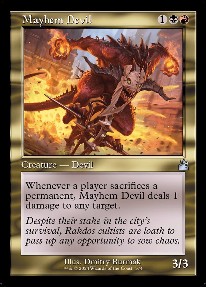Mayhem Devil #374 (RETRO FRAME)
